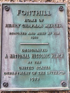 Fonthill plaque